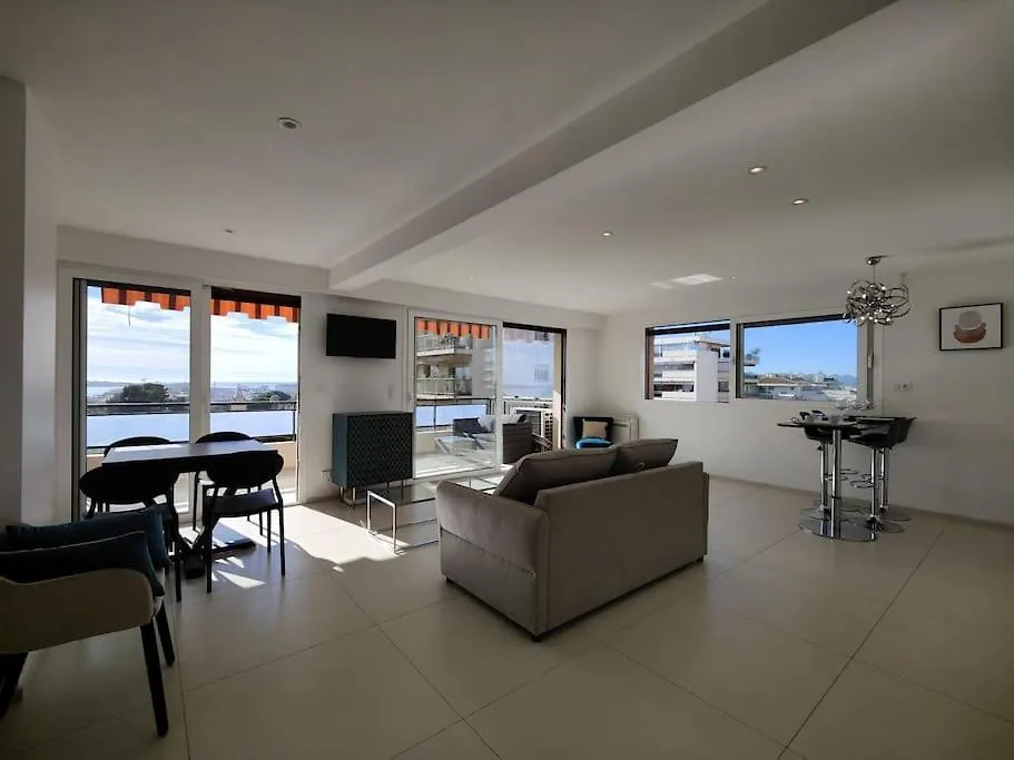 Apartment Cannes Vue Mer T2 61M²+ Parking France
